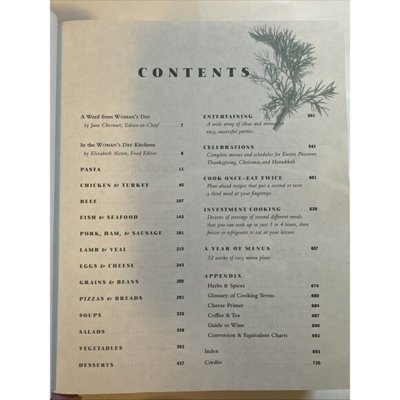 The Women’s Day Cookbook Great Recipes, Bright Ideas, and Healthy Choices for... - Picture 6 of 9